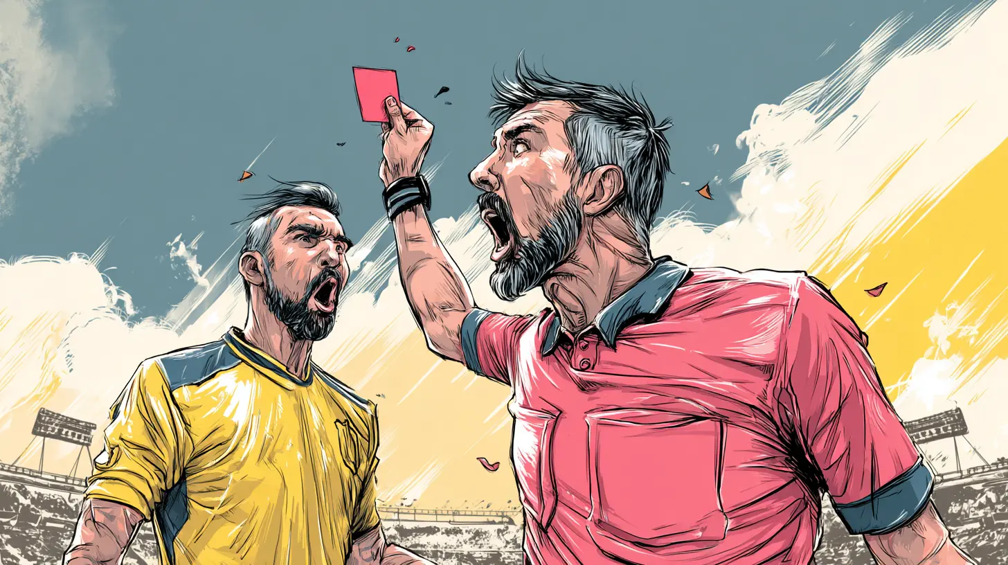 Live Match Reaction to Soccer’s Unexpected Red Card Twist