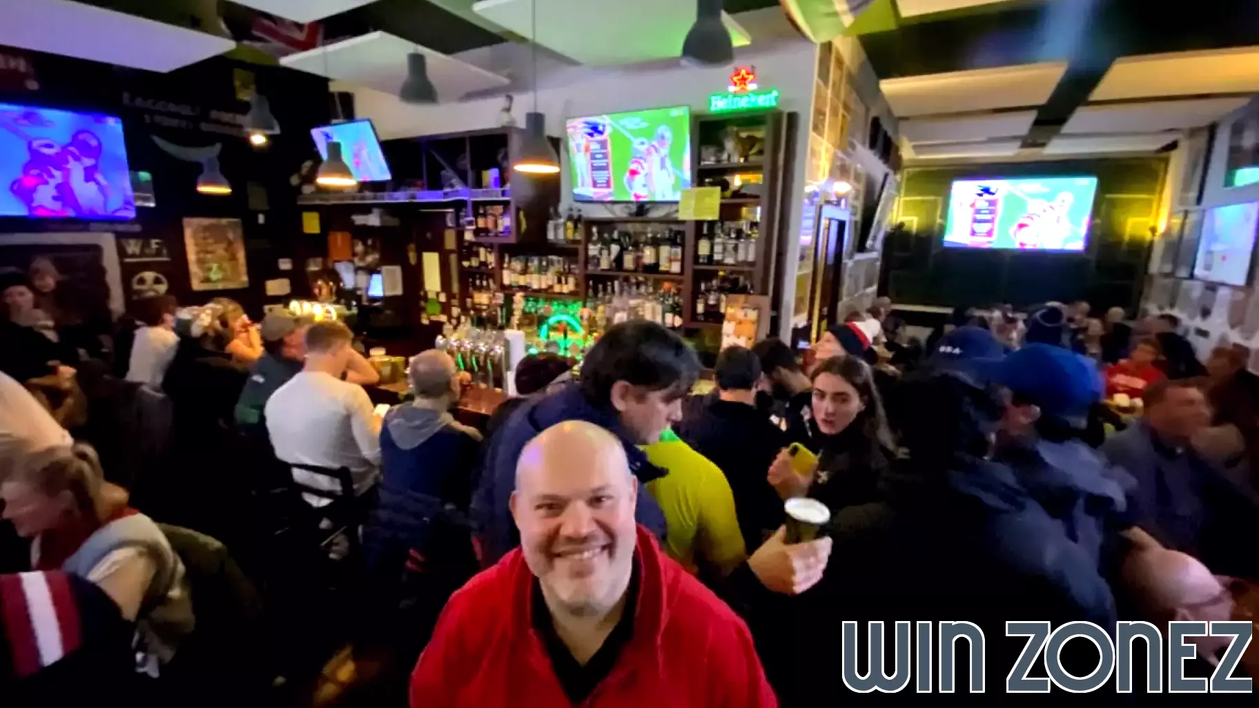 At Milan sports bar, Super Bowl 60 packs house with Winter Olympic nomads
