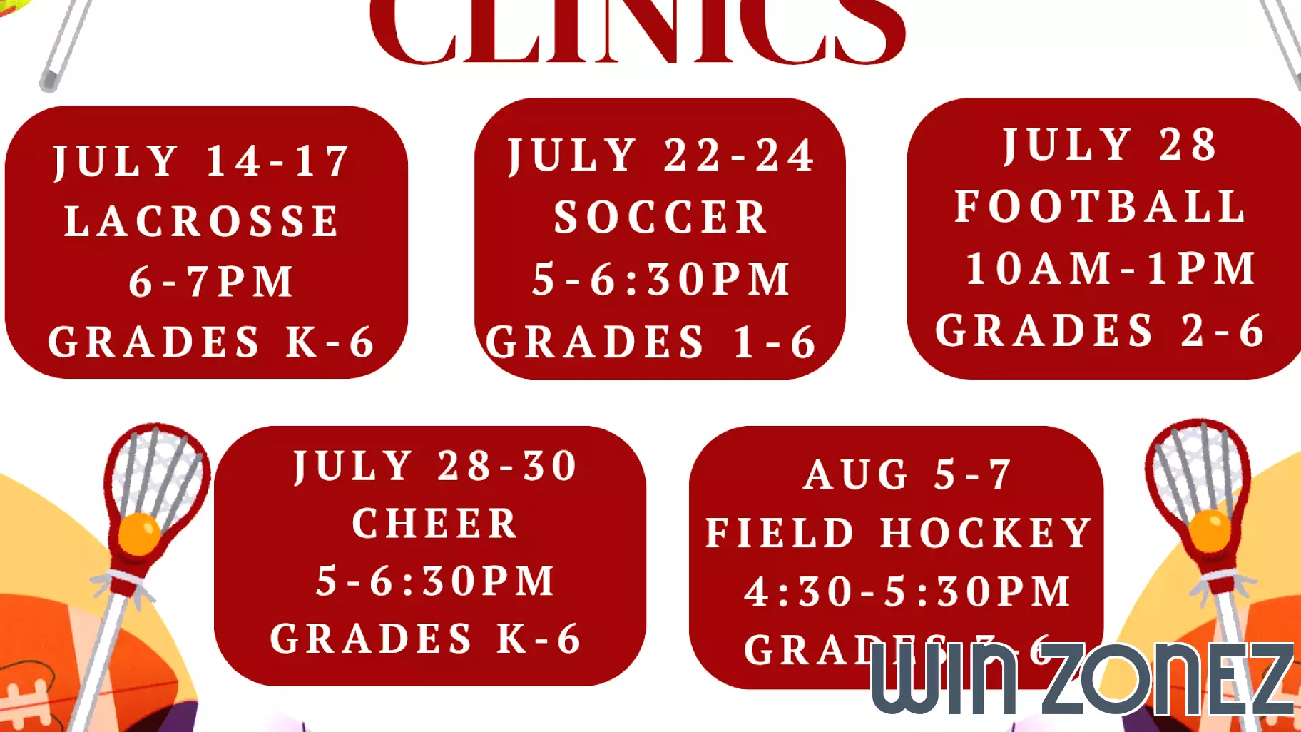 Exciting Summer Sports Clinics for Youth in 2025