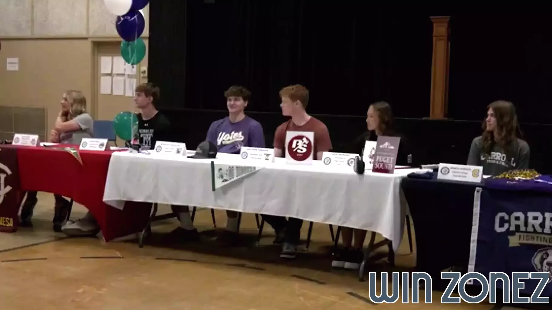 Loyola Sacred Heart Honors Seven Senior Athletes on Signing Day