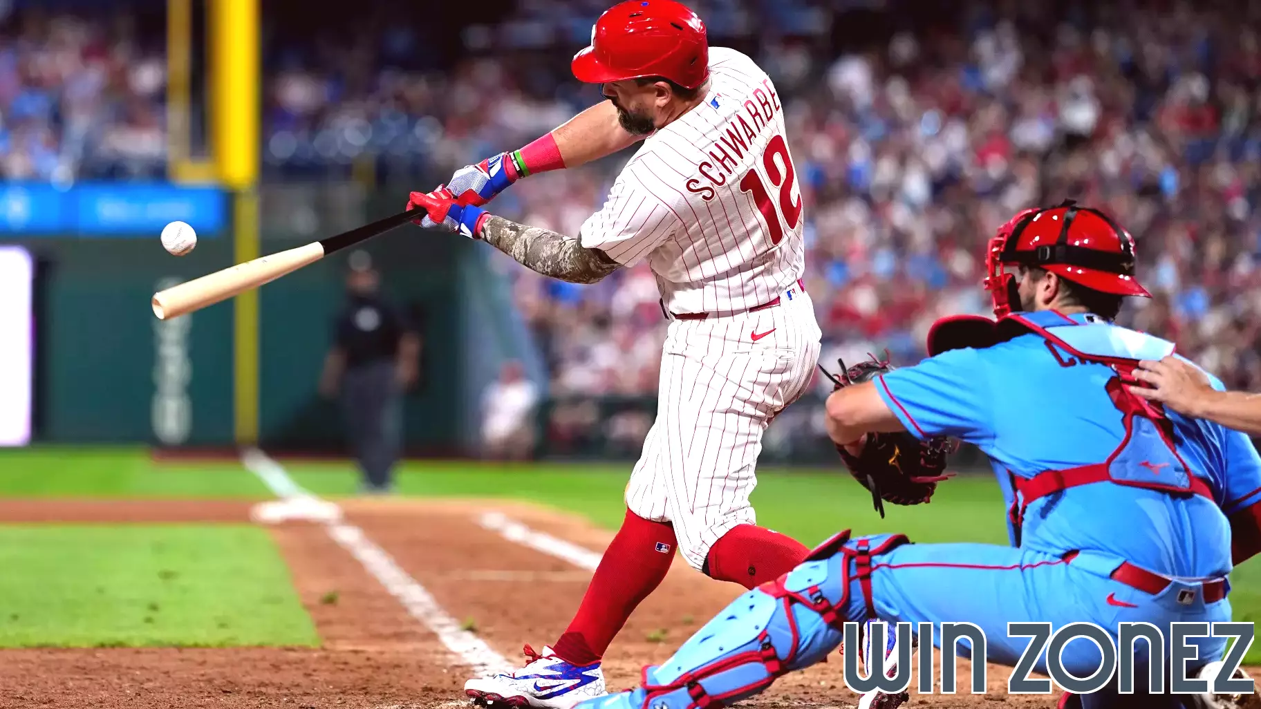 Phillies rally for incredible ninth straight win on Schwarber's 39th homer